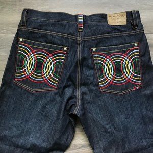 COOGI Mens Embroidered Jeans Size 40x34